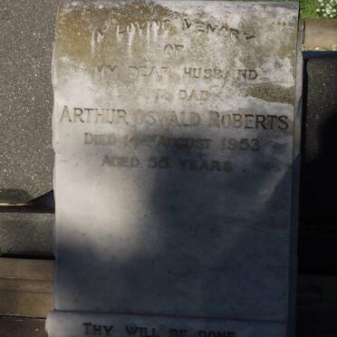 ROBERTS Arthur Oswald -1953