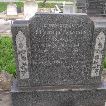 ROACH Stefanus Francois 1910-1955