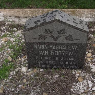 ROOYEN Maria Magdalena, van 1945-1945