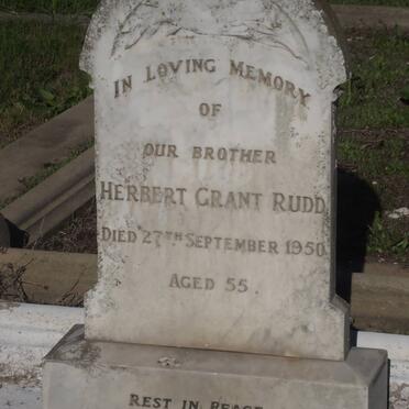 RUDD Herbert Grant -1950