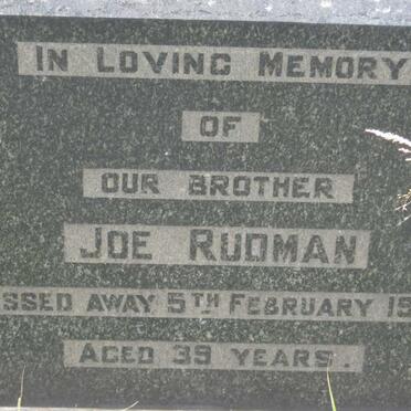 RUDMAN Joe -1955