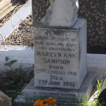 SAMPSON Marilyn Ann 1951-1952