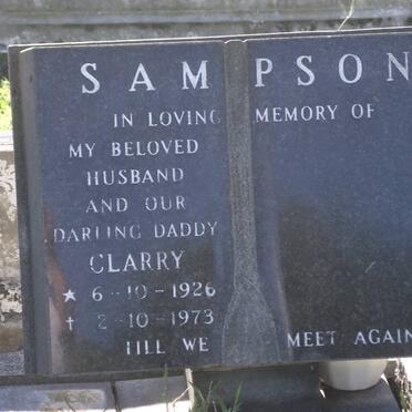 SAMPSON Clarry 1926-1973