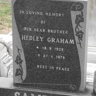 SAMPSON Hedley Graham 1929-1978