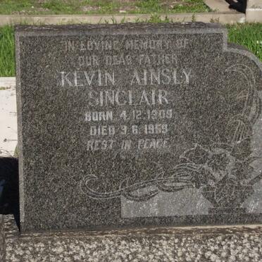 SINCLAIR Kevin Ainsley 1909-1959