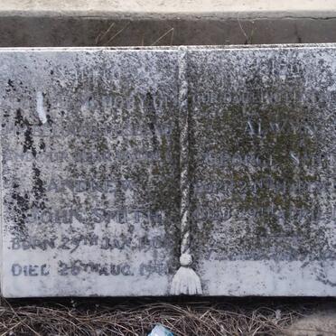 SMITH Andrew John 1908-1941 :: SMITH Alwyn George 1939-1939