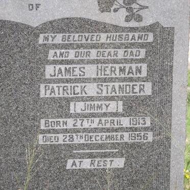 STANDER James Herman Patrick 1913-1956