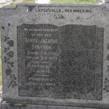 STRYDOM Daniel Jacobus 1821-1963