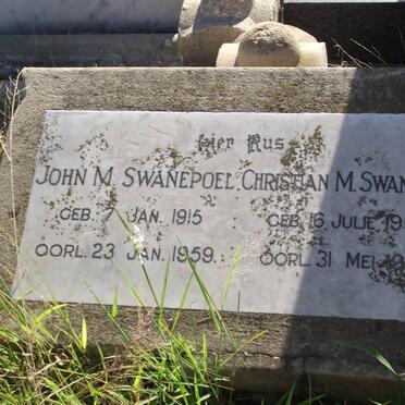 SWANEPOEL John M. 1915-1959 :: SWANEPOEL Christian M. 1956-1958