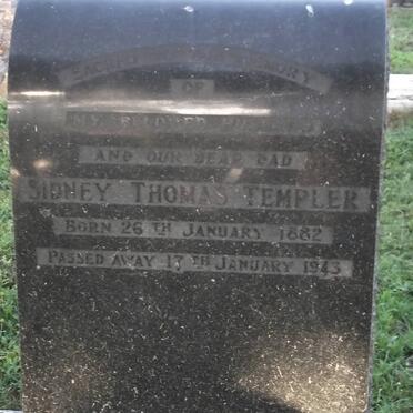 TEMPLER Sidney Thomas 1882-1943