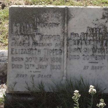 TIPPER Loton 1858-1933 &amp; Elizabeth Ellen 1860-1935