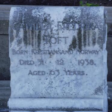 TOFT Camilla Fredrika -1938