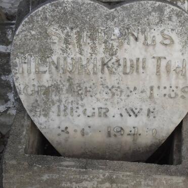 TOIT Hendrik, du 1889-1940