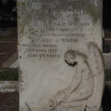 WILSON Cecilia May nee KEMP -1937