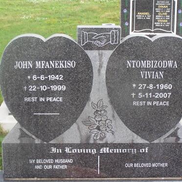 ? John Mfanekiso 1942-1999 :: ? Ntombizodwa Viviann 1960-2007