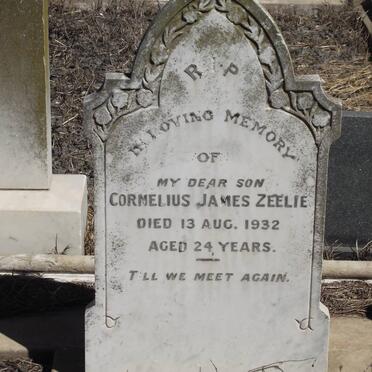 ZEELIE Cornelius James -1932