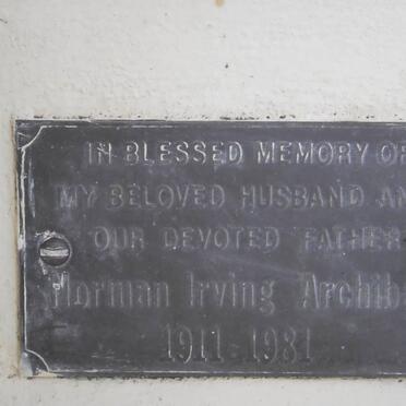 ARCHIBALD Norman Irving 1911-1981