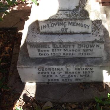 BROWN Georgina E. 1857-1942 :: BROWN Muriel Elliott 1878-1938 