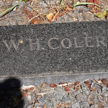 COLERE W.H.