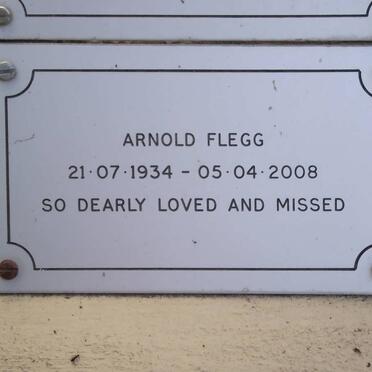 FLEGG Arnold 1934-2008