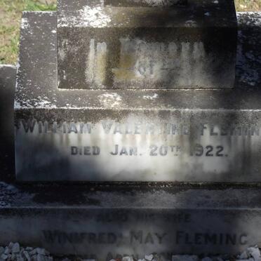 FLEMING William Valentine -1922 &amp; Winifred May -1942