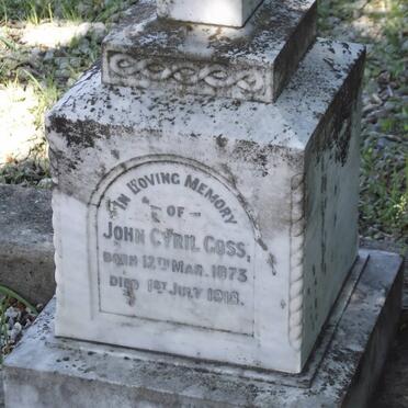 GOSS John Cyril 1873-1918