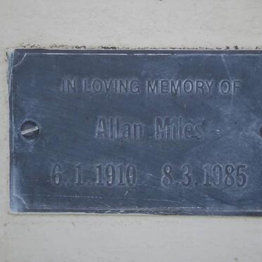 MILES Allan 1910-1985