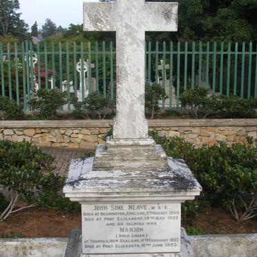 NEAVE John Sime 1869-1953  &amp; Marion LOGAN 1867-1953