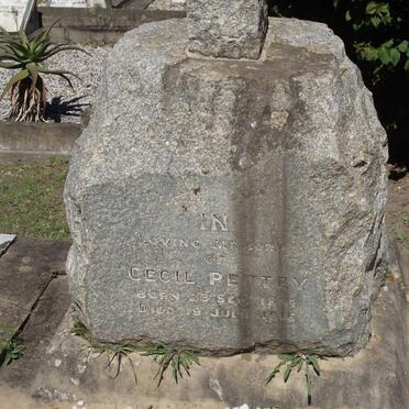 PETTEY Cecil 187?-1915