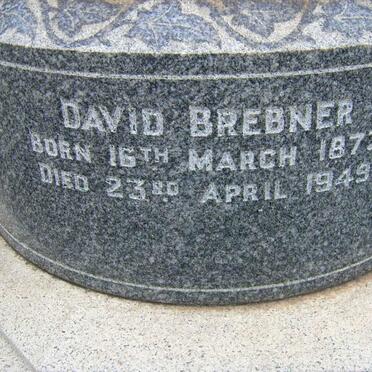 BREBNER David 1873-1919