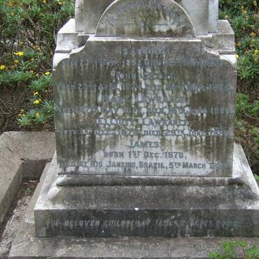 CAMPBELL Isabella 1872-1874 :: CAMPBELL John Scott 1874-1975 :: CAMPBELL Mary Lawrence 1877-1886