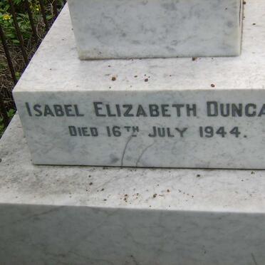 DUNCAN Isabel Elizabeth -1944