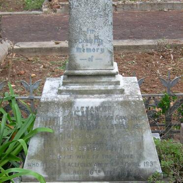 JONES Alexander &amp; Sarah Ann -1937