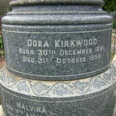 KIRKWOOD Dora 1881-1958