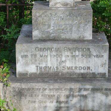 SMERDON May -1879 :: SMERDON Georgia -1900 :: SMERDON Thomas -1904