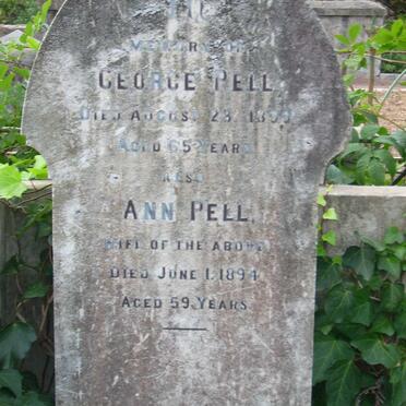 PELL George -1899 &amp; Ann -1894