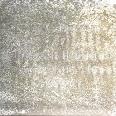 DRURY Joseph H. -1898