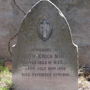 DICKER Judith Erica Minnie 1888-1889