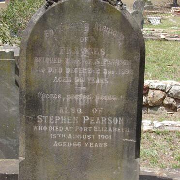 PEARSON Stephen -1901 &amp; Frances -1896