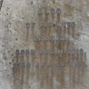 PEACOCK Maria 1819-1899