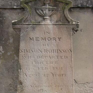 ROBINSON Simson -1851