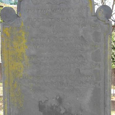 SEAMAN Robert 1841-1860 :: SEAMAN Eliza 1849-1863 :: SEAMAN William :: SEAMAN Charles Machin 1858-1874
