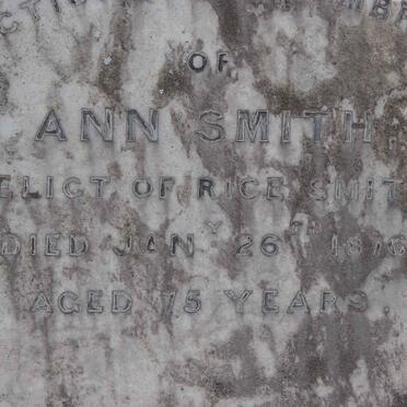 SMITH Ann -1876