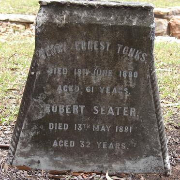 TONKS Henry Ernest -1880 :: SEATER Robert -1881