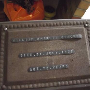 GENOWER William Charles -1976