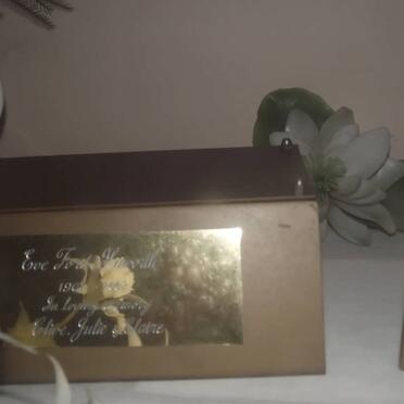 HOWARTH Eve Ford 1907-2002