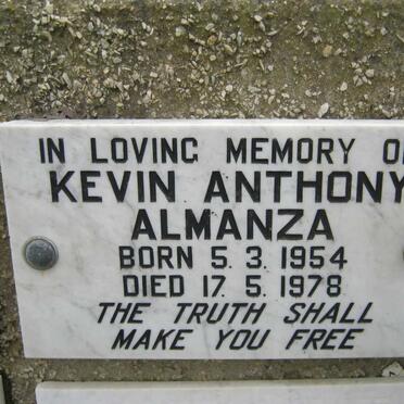 ALMANZA Kevin Anthony 1954-1978