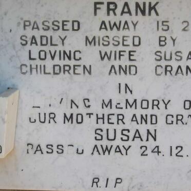 BYFORD Frank -1979 &amp; Susan -1990