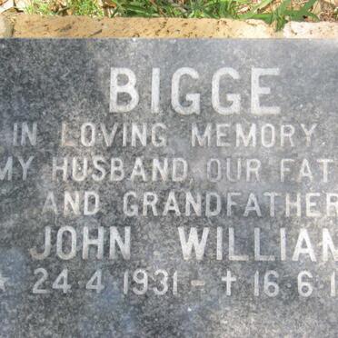 BIGGE John william 1931-1994
