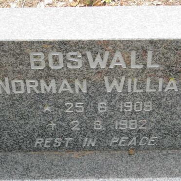 BOSWALL Norman William 1909-1982